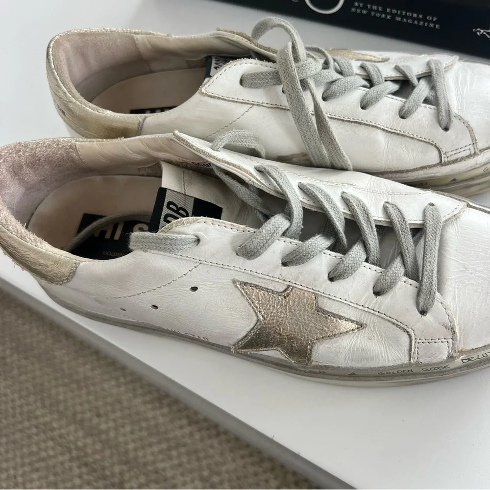 GG Golden Goose Tennis Shoes Sneakers Hi-Star size 39 - Picture 3 of 7